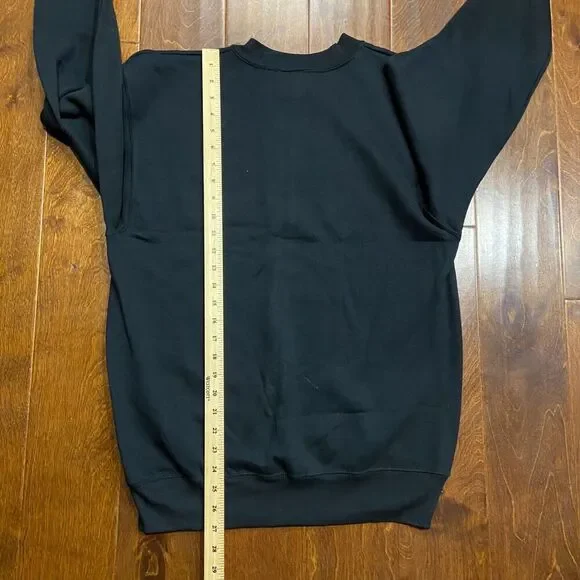 Onieta Vintage Y2K UPN Network TV Crewneck Sweatshirt Black Men's Size Medium - Picture 8 of 8